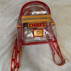 NFL Chiefs Clear Backpack